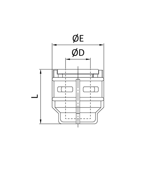 Disegno Tecnico EFXPFTappo Femmina EVOLUTION